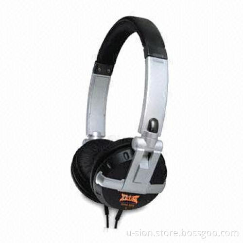 Headphones, Made of Plastic, for MP3/iPhone and Notebook, with 3.5 x 2 Stereo Plug Connector